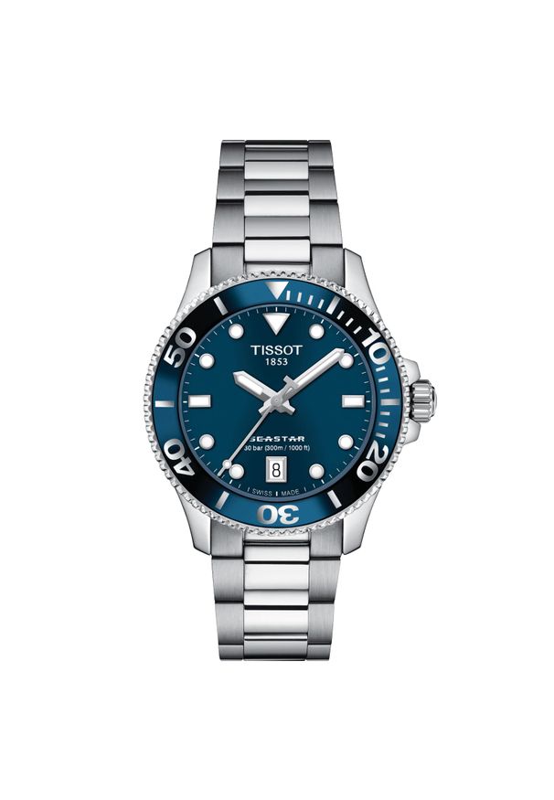 Zegarek TISSOT Seastar 1000 36Mm T-SPORT T120.210.11.041.00. Materiał: materiał. Styl: klasyczny, sportowy