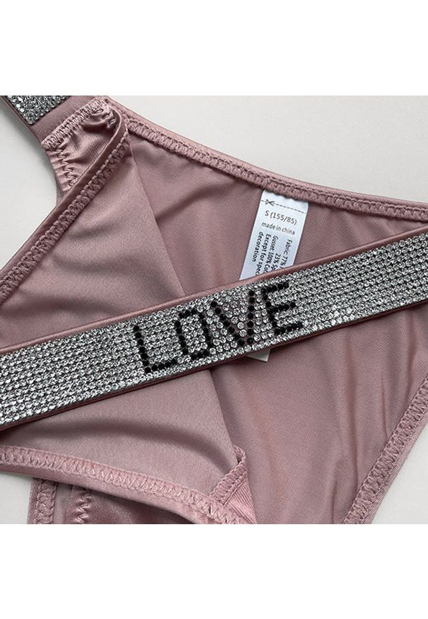 Intica - Figi z szerokim paskiem elastycznym idealne na co dzień i specjalne okazje Stamenka. Kolor: różowy. Materiał: materiał