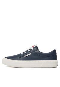 Tommy Jeans Sneakersy Th Central Cc And Coin Granatowy. Kolor: niebieski. Materiał: materiał #3