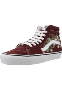 Tenisówki Vans Model Sk8-hi Kolor Brązowy. Kolor: brązowy. Materiał: syntetyk, skóra
