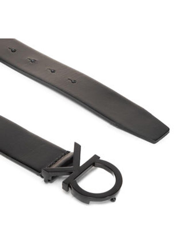 Calvin Klein Pasek Męski 35mm Ck Buckle Belt K50K505792 Czarny. Kolor: czarny. Materiał: skóra