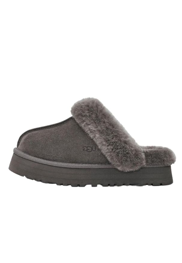 Ugg - Buty do chodzenia dla dorosłych UGG Disquette Slipper Charcoal. Kolor: szary. Sport: turystyka piesza