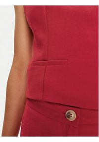 ViCOLO Kamizelka TB1429 Czerwony Regular Fit. Kolor: czerwony. Materiał: wiskoza #3