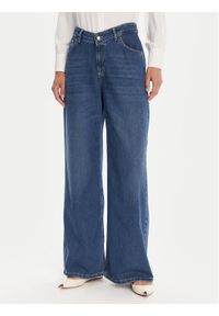 Rinascimento Jeansy CFC0125151003 Niebieski Wide Leg. Kolor: niebieski