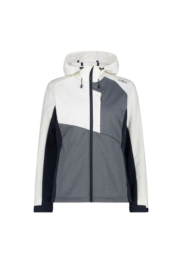 Kurtka damska turystyczna CMP 34A3086. Kolor: szary, wielokolorowy, biały. Materiał: softshell