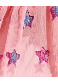 LOVE SHACK FANCY - Bluzka w gwiazdki Dionne. Kolor: różowy, wielokolorowy, fioletowy. Materiał: jedwab. Długość: długie. Wzór: aplikacja. Styl: elegancki #5