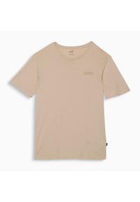 Puma Koszulka Ess Small Logo Boyfriend 68333088. Kolor: beżowy