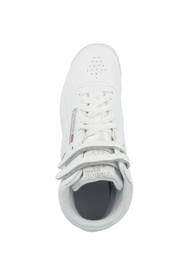 Buty do chodzenia damskie Reebok F S HI. Okazja: na co dzień. Wysokość cholewki: za kostkę. Zapięcie: sznurówki. Kolor: szary, biały, wielokolorowy. Materiał: syntetyk, tkanina, skóra, materiał. Szerokość cholewki: normalna. Sport: turystyka piesza