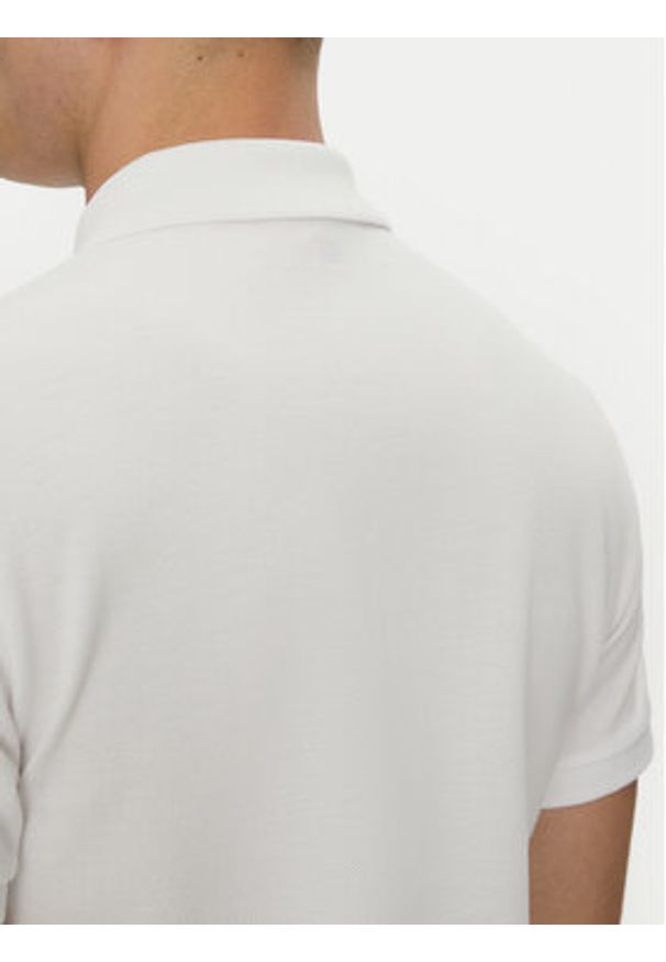 AMI PARIS - AMI Paris Polo BFUPL001.760 Biały Regular Fit. Typ kołnierza: polo. Kolor: biały. Materiał: bawełna