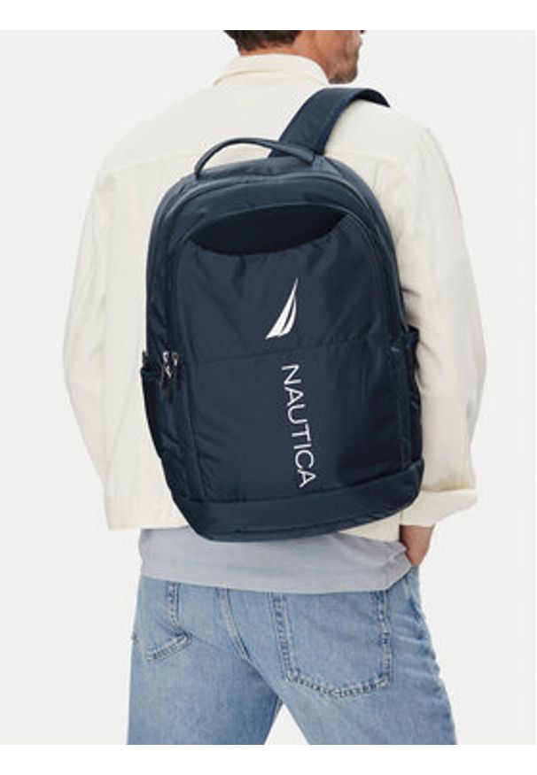 Nautica Plecak C-NTC-M-003-08 Granatowy. Kolor: niebieski. Materiał: materiał