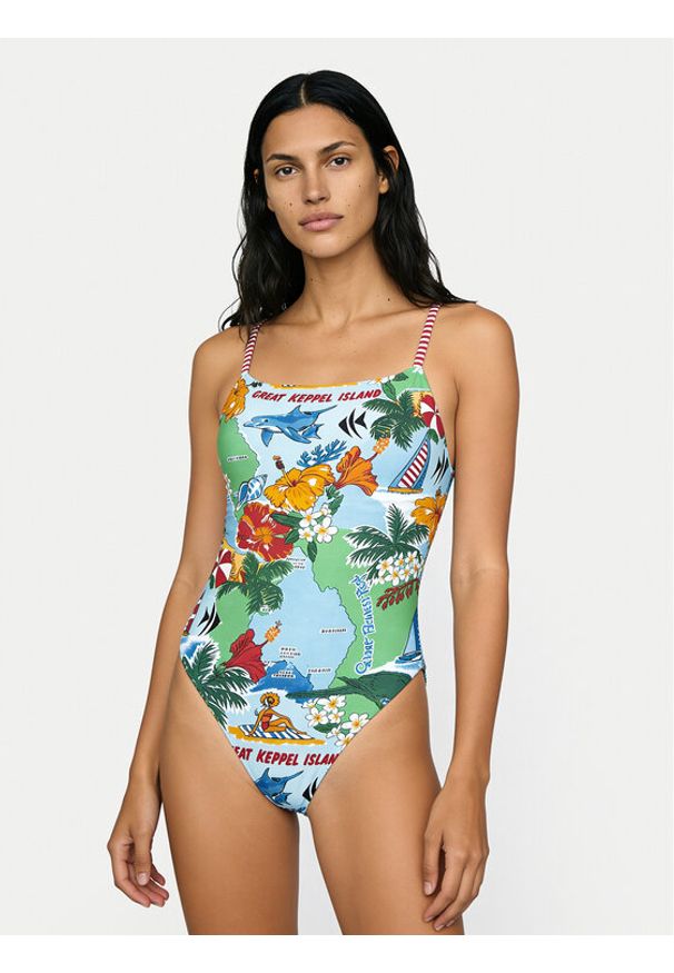 Seafolly Strój kąpielowy Viva Vacation 11163-302 Kolorowy. Materiał: syntetyk. Wzór: kolorowy
