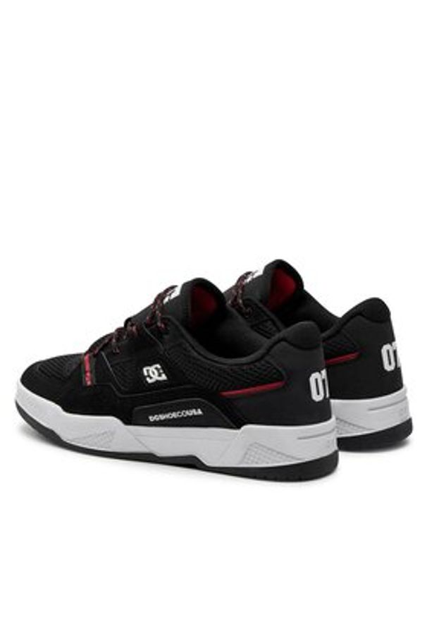 DC Sneakersy Construct ADYS100822 Czarny. Kolor: czarny. Materiał: skóra
