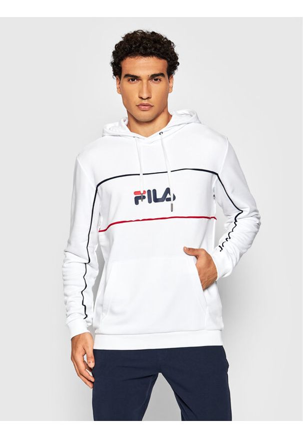 Fila Bluza Analu 688466 Biały Regular Fit. Kolor: biały. Materiał: bawełna