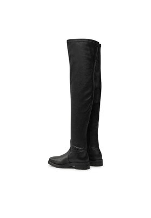 Patrizia Pepe Muszkieterki 2Y0030/L121 Czarny. Kolor: czarny. Materiał: skóra