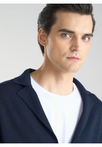 Pako Lorente - PAKO LORENTE – Dzianinowa wełniana marynarka męska. Okazja: na co dzień. Materiał: dzianina, wełna. Styl: casual, elegancki #6