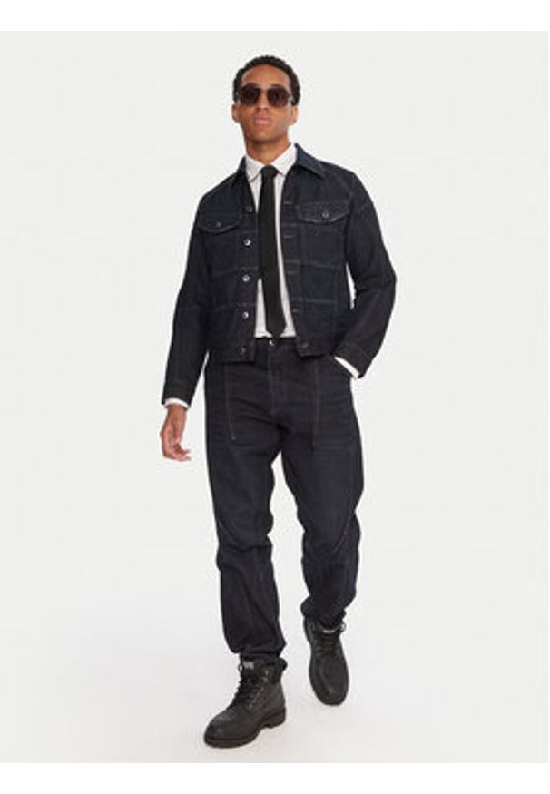 G-Star RAW - G-Star Raw Jeansy Kitoh 3D D26701-E207 Granatowy Relaxed Fit. Kolor: niebieski