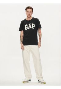 GAP - Gap T-Shirt 471777-07 Czarny Regular Fit. Kolor: czarny. Materiał: bawełna #4