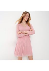 Mohito - Różowa sukienka mini - Różowy. Kolor: różowy. Długość: mini #1