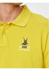 Helly Hansen Polo Koster Polo 34299 Żółty Regular Fit. Typ kołnierza: polo. Kolor: żółty. Materiał: bawełna #5
