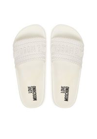 Love Moschino - LOVE MOSCHINO Klapki JA28342G0OI22100 Biały. Kolor: biały. Materiał: syntetyk #4