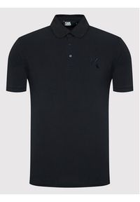 Karl Lagerfeld - KARL LAGERFELD Polo 745890 500221 Granatowy Regular Fit. Typ kołnierza: polo. Kolor: niebieski. Materiał: bawełna #2