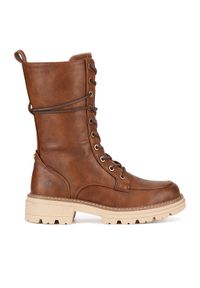Mustang Trzewiki 1437-503 Brązowy. Kolor: brązowy. Materiał: materiał #1