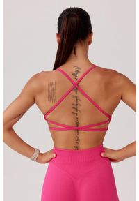 ROUGH RADICAL - Stanik sportowy bezszwowy Rough Radical Seamless Glow Bra. Kolor: różowy. Sport: joga i pilates #2