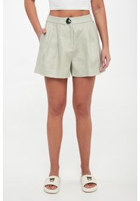 Armani Exchange - Szorty damskie lniane ARMANI EXCHANGE. Materiał: len #2