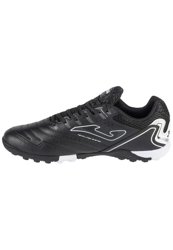 Joma - Buty piłkarskie turfy męskie, Maxima 25 MAXS TF. Kolor: czarny. Materiał: materiał, syntetyk, tkanina. Sport: piłka nożna