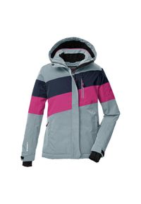 Kurtka narciarska z kapturem dla dziewczynki Killtec KSW 197. Typ kołnierza: kaptur. Kolor: różowy. Sezon: zima. Sport: narciarstwo #1