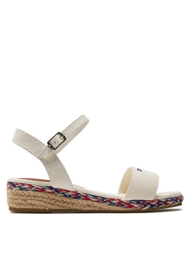 TOMMY HILFIGER - Espadryle Tommy Hilfiger. Kolor: biały