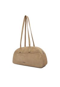 Gino Rossi - GINO ROSSI Torebka EO-LA224-19327-2 Beżowy. Kolor: beżowy. Materiał: zamszowe, skórzane #4