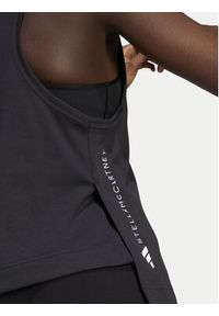 Adidas by Stella McCartney - adidas by Stella McCartney Top IB6857 Czarny Regular Fit. Kolor: czarny. Materiał: bawełna #5