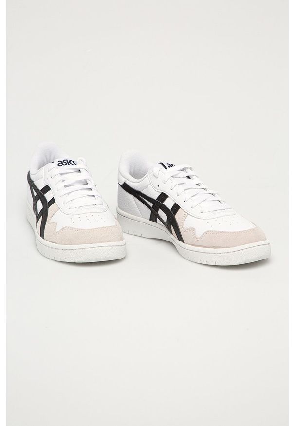 Asics - Buty Japan. Nosek buta: okrągły. Zapięcie: sznurówki. Kolor: biały. Materiał: guma