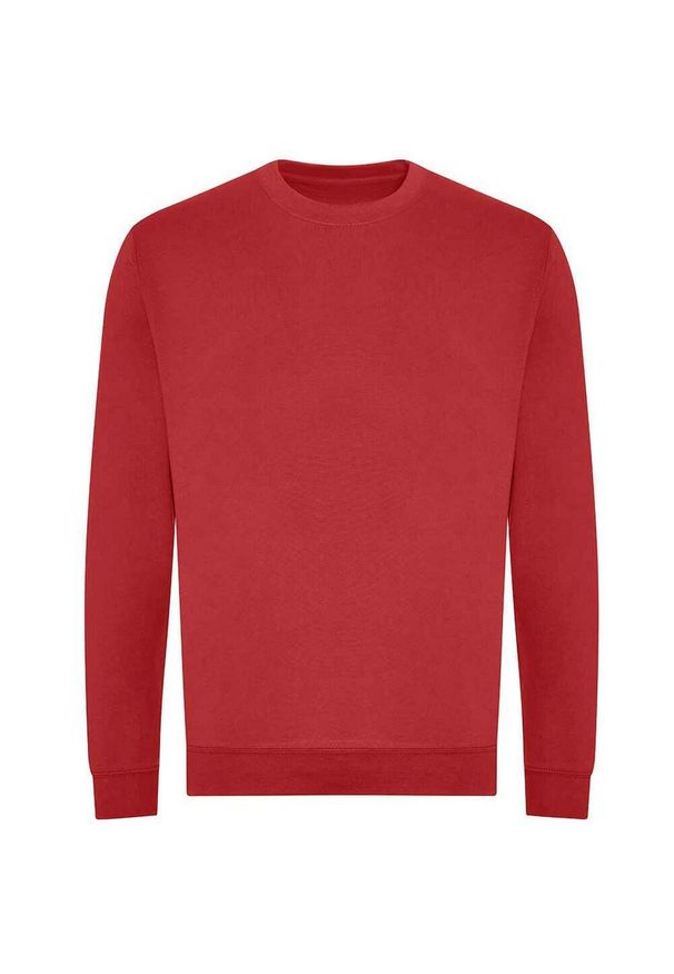 AWDIS - Męski Sweter Just Hoods Organic. Kolor: czerwony