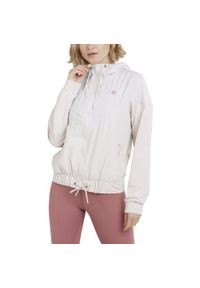 FUNDANGO - Damska wiatrówka Fundango Breeze Windbreaker. Kolor: biały, beżowy, wielokolorowy. Sezon: wiosna