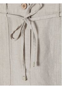 Tatuum Spódnica midi Szami T2309.173 Beżowy Slim Fit. Kolor: beżowy. Materiał: len #6