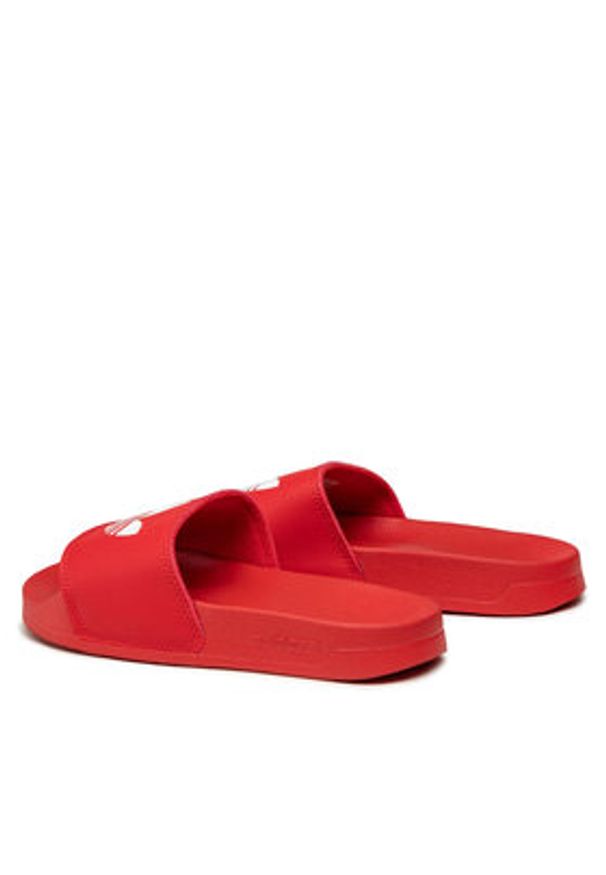 Adidas - adidas Klapki adilette Lite FU8296 Czerwony. Kolor: czerwony. Materiał: skóra