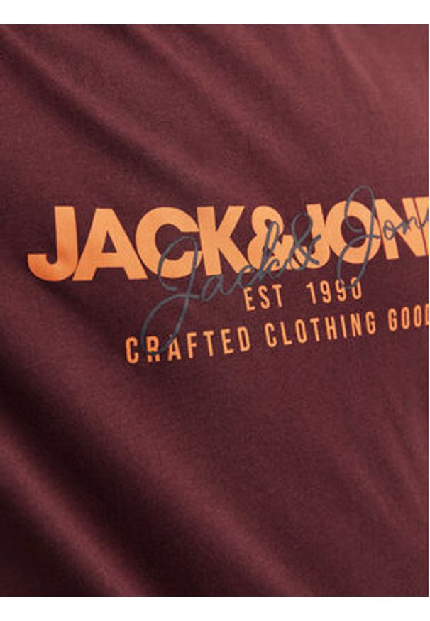 Jack & Jones T-Shirt Alvis 12256803 Czerwony Standard Fit. Kolor: czerwony. Materiał: bawełna