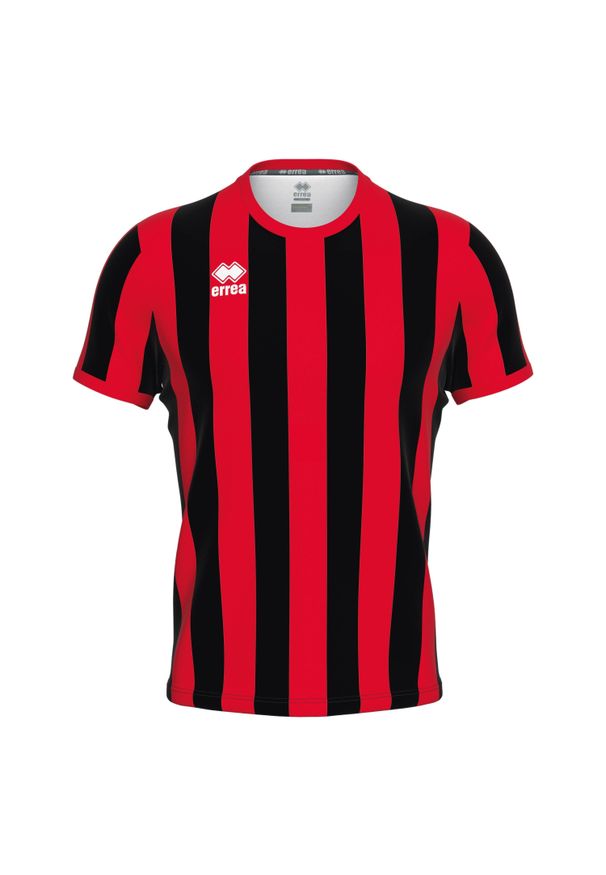 ERREA - Koszulka Errea Strip. Kolor: czerwony, wielokolorowy, czarny. Sport: piłka nożna