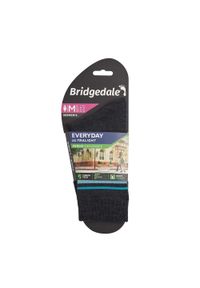 BRIDGEDALE - Skarpety do turystyki damskie Bridgedale EVERYDAY UL END LD. Kolor: czarny, niebieski, wielokolorowy. Sport: turystyka piesza