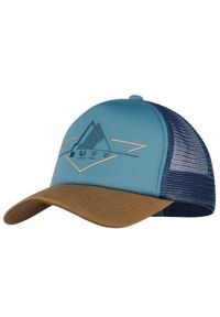Czapka z daszkiem Buff Trucker Cap 122599.754.10.00 - niebieska. Kolor: niebieski. Materiał: materiał. Styl: sportowy, klasyczny