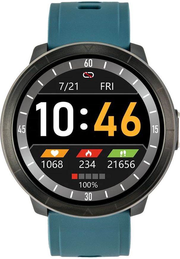 WATCHMARK - Smartwatch Watchmark WM18 Plus Niebieski. Rodzaj zegarka: smartwatch. Kolor: niebieski