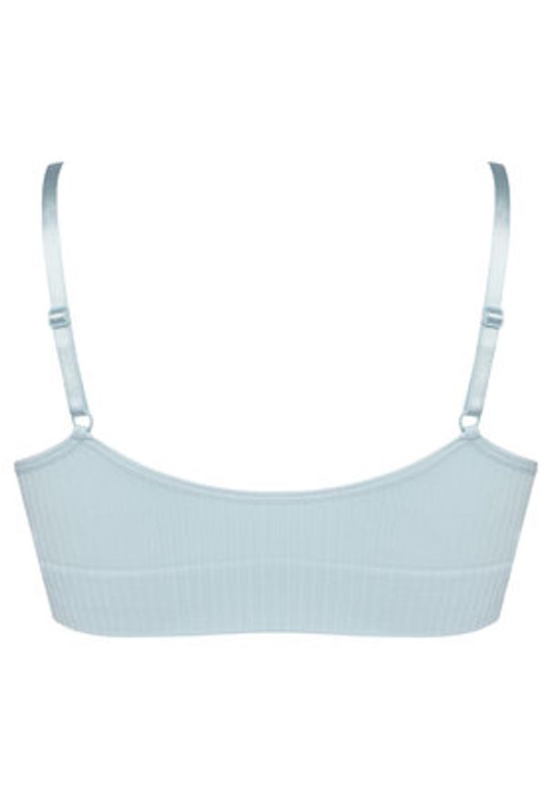 Hunkemöller Biustonosz top Dianne 302142 Błękitny. Kolor: niebieski. Materiał: syntetyk