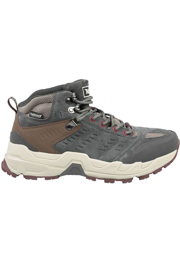 Buty trekkingowe Alpinus Gobi W JS43555 szare. Wysokość cholewki: przed kolano. Zapięcie: sznurówki. Kolor: szary. Materiał: guma. Szerokość cholewki: normalna. Styl: wakacyjny