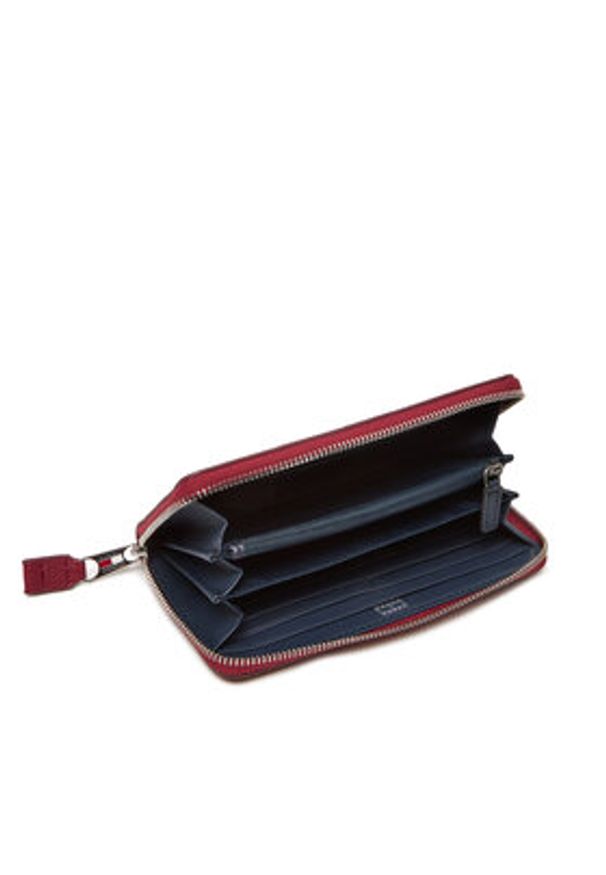 Tommy Jeans Portfel Tjw Must Large Za AW0AW17585 Czerwony. Kolor: czerwony. Materiał: skóra