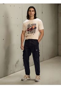 Sinsay - Spodnie cargo - czarny. Kolor: czarny #1