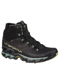 LA SPORTIVA - Buty trekkingowe męskie La Sportiva Ultra Raptor Ii Mid Nubuckleder Gtx. Wysokość cholewki: za kostkę. Kolor: czarny. Materiał: skóra, materiał. Szerokość cholewki: normalna