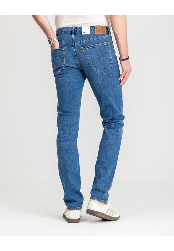Lee - LEE DAREN ZIP FLY MĘSKIE SPODNIE JEANSOWE JEANSY DŻINSY DARK FREEPORT L707PXGQ 112140688. Okazja: na co dzień. Długość: długie. Styl: casual, klasyczny, sportowy, wizytowy