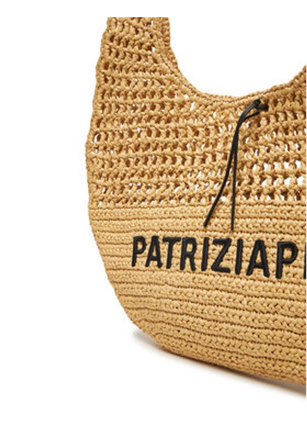 Patrizia Pepe Torebka 2B0120/V039 Beżowy. Kolor: beżowy